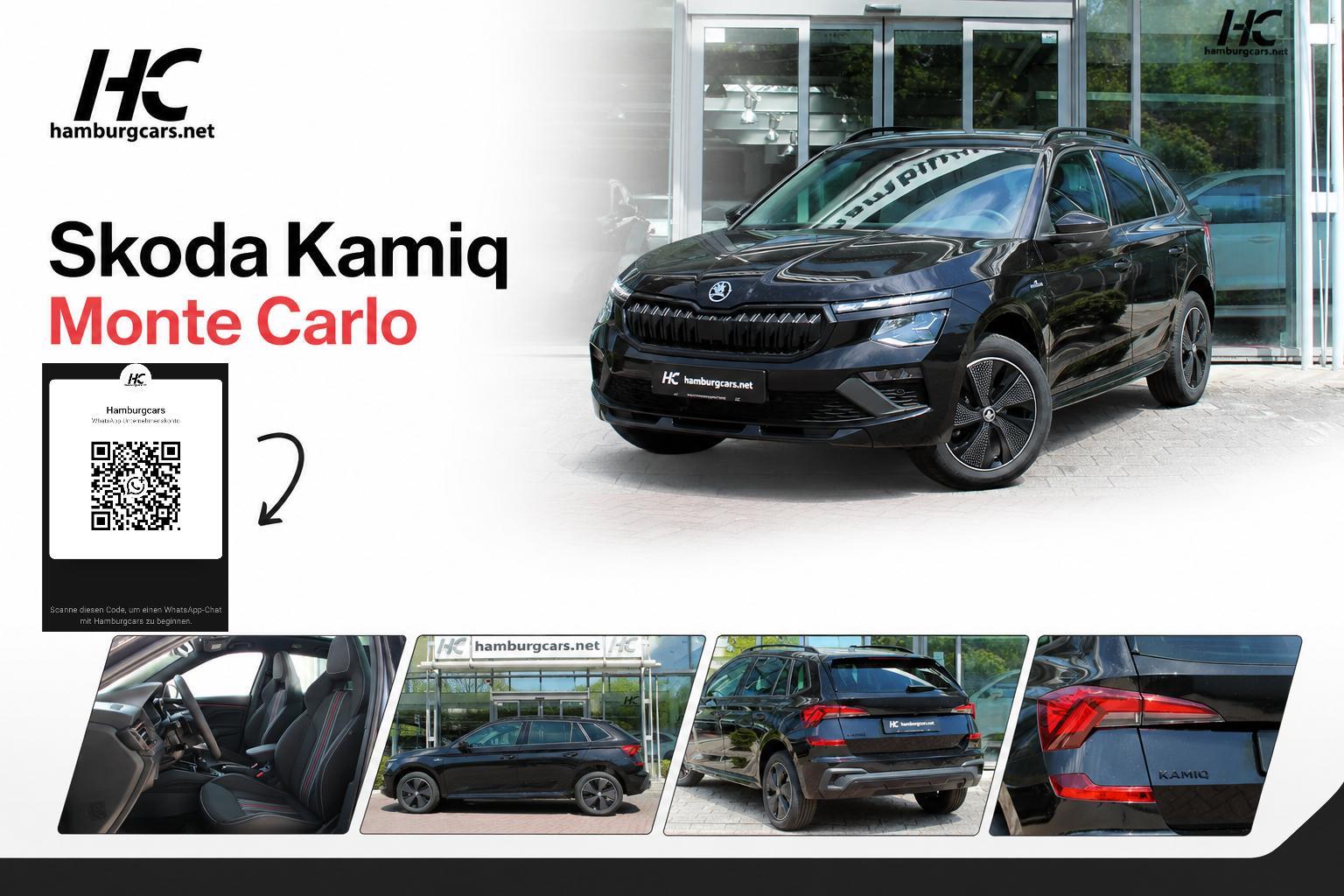 Skoda Kamiq Monte Carlo 1.5 DSG AHK AssistentP+ Pan...