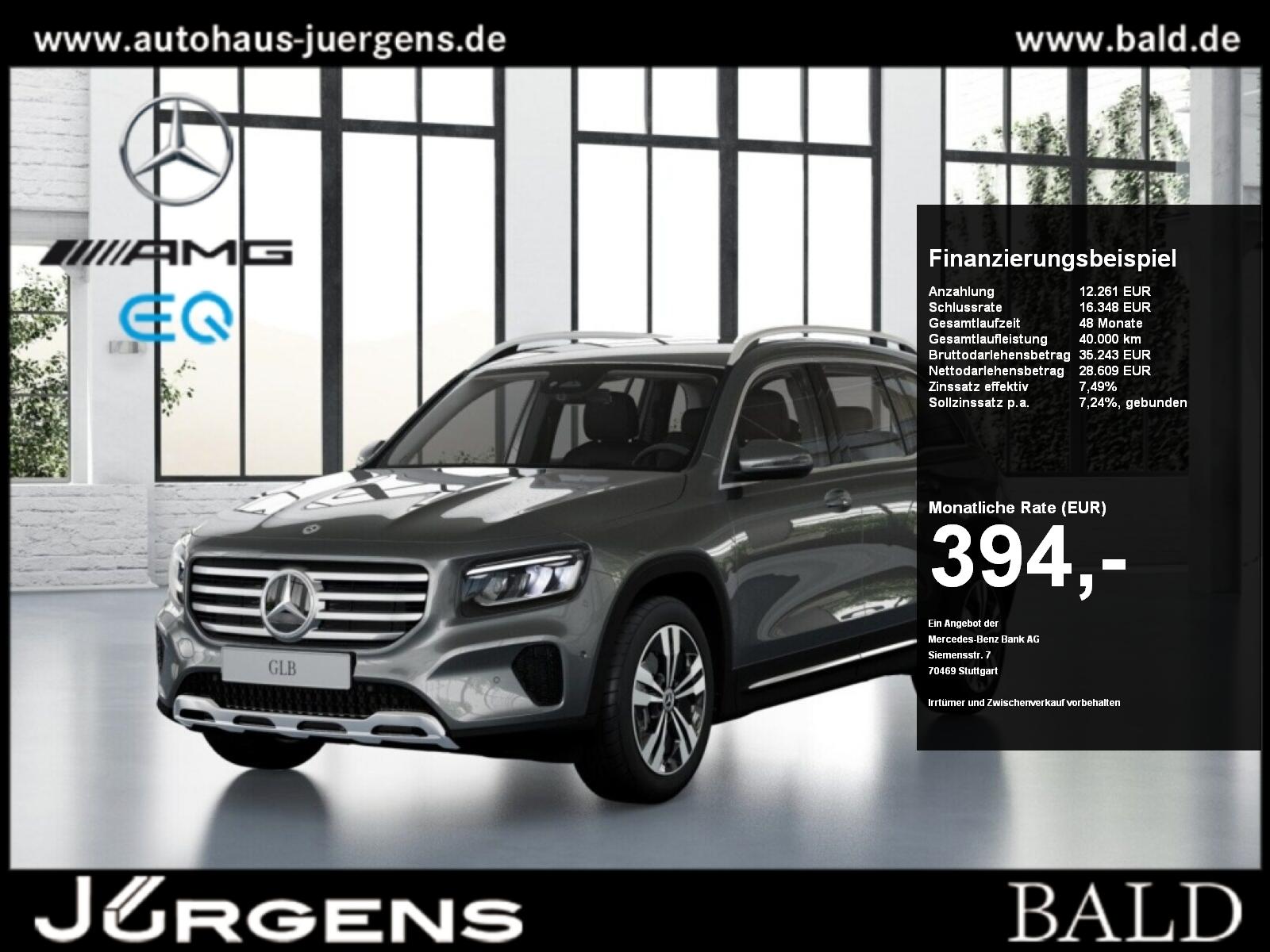 Mercedes-Benz GLB 200 d 4M Progressive+Distr+Cam+LED+Navi+Wide