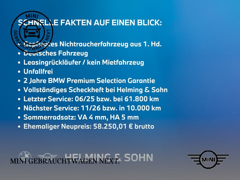 Mini Cooper SD Countryman Cooper SD ALL4 Countryman Head-Up RFK AHK Pano u - 2022