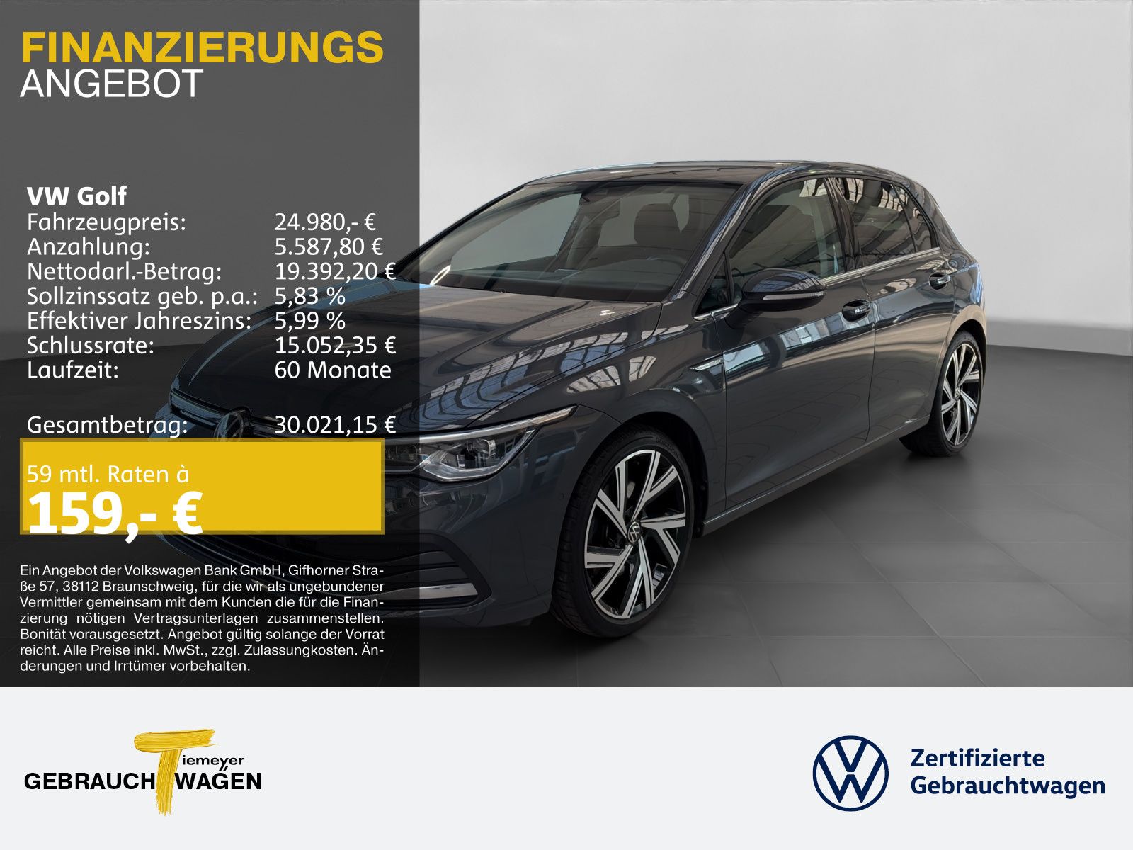 Volkswagen Golf 2.0 TSI DSG STYLE KAMERA AHK LED+ PDC+