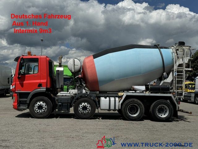 DAF CF400 8x4 Putzmeister-Intermix 9m3 Deutscher LKW