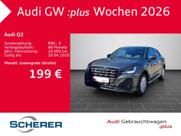 Audi Leasingangebot: Audi Q2 S line 30 TFSI KAMERA AHK NAVI+ SHZ