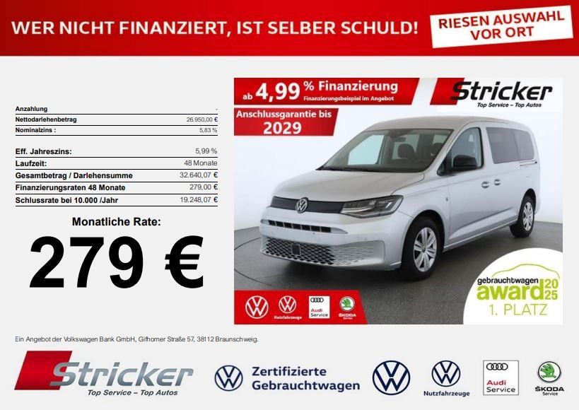 Image of Volkswagen Caddy Maxi