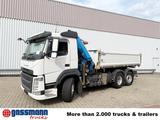 Volvo FM 460 6x2, Lenk-/Liftachse, Alu-Bordwände, - Motorradanhänger