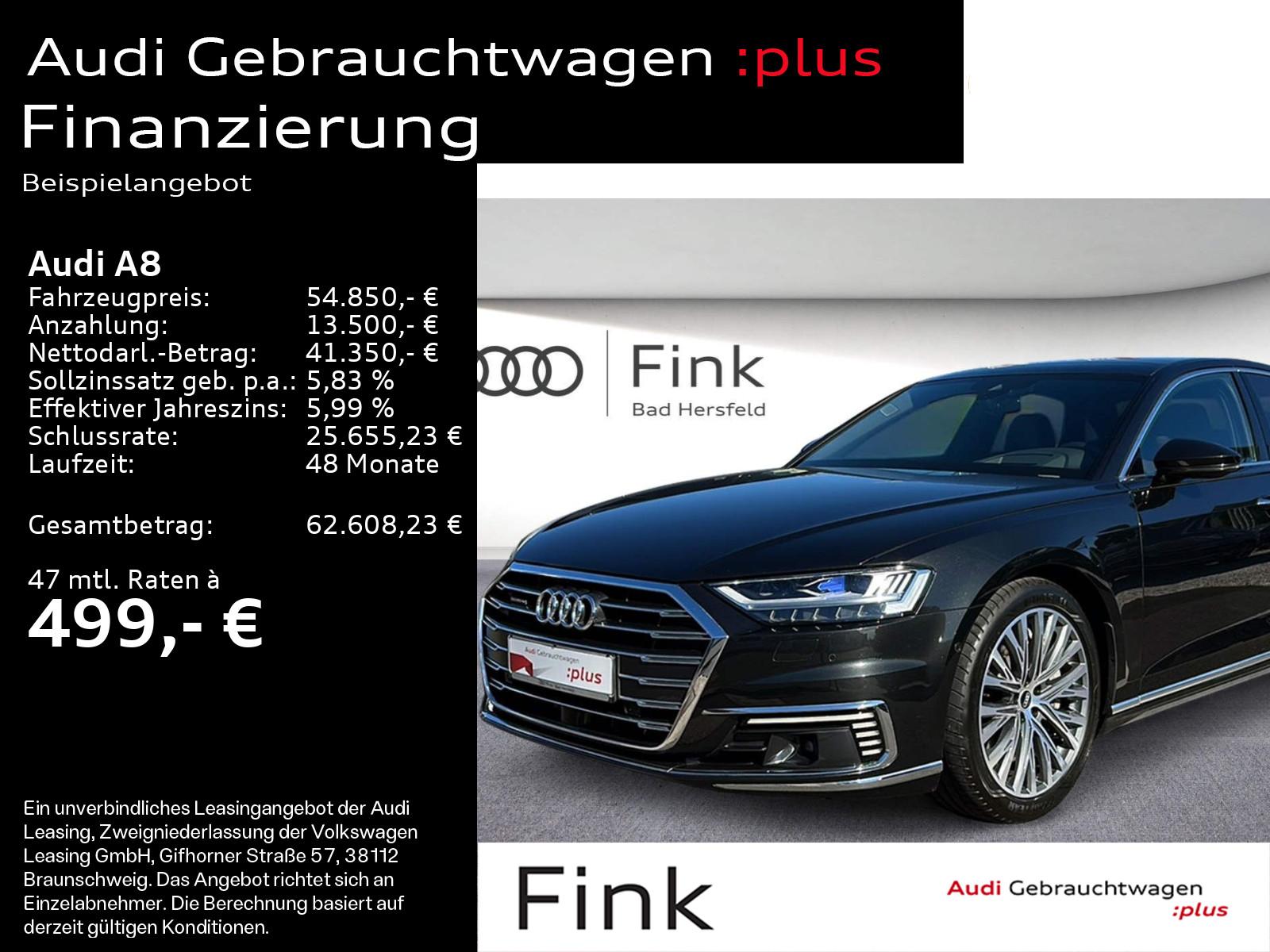 Audi A8 60 TFSI e quattro B&O Matrix Pano