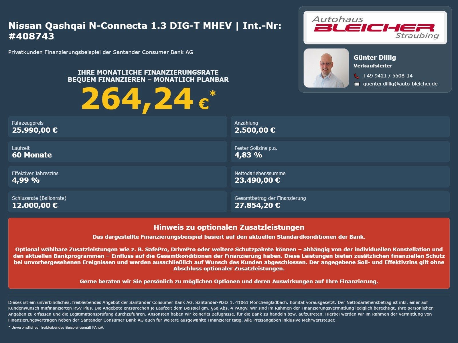 Fahrzeugabbildung Nissan Qashqai N-Connecta 1.3 DIG-T MHEV