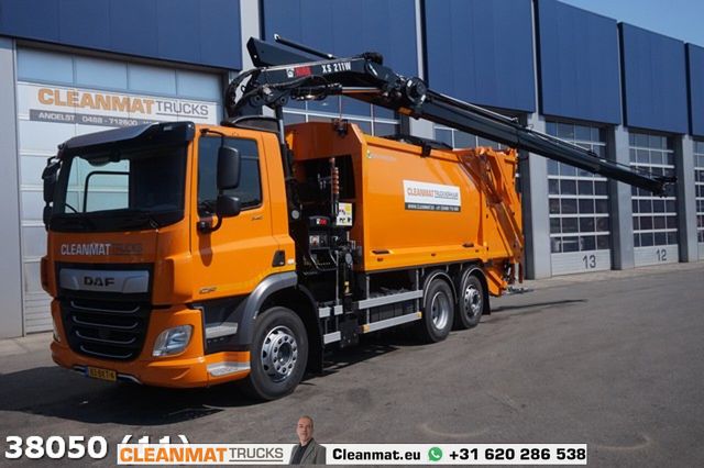 DAF FAN CF 340 Hiab 21 ton/meter laadkraan