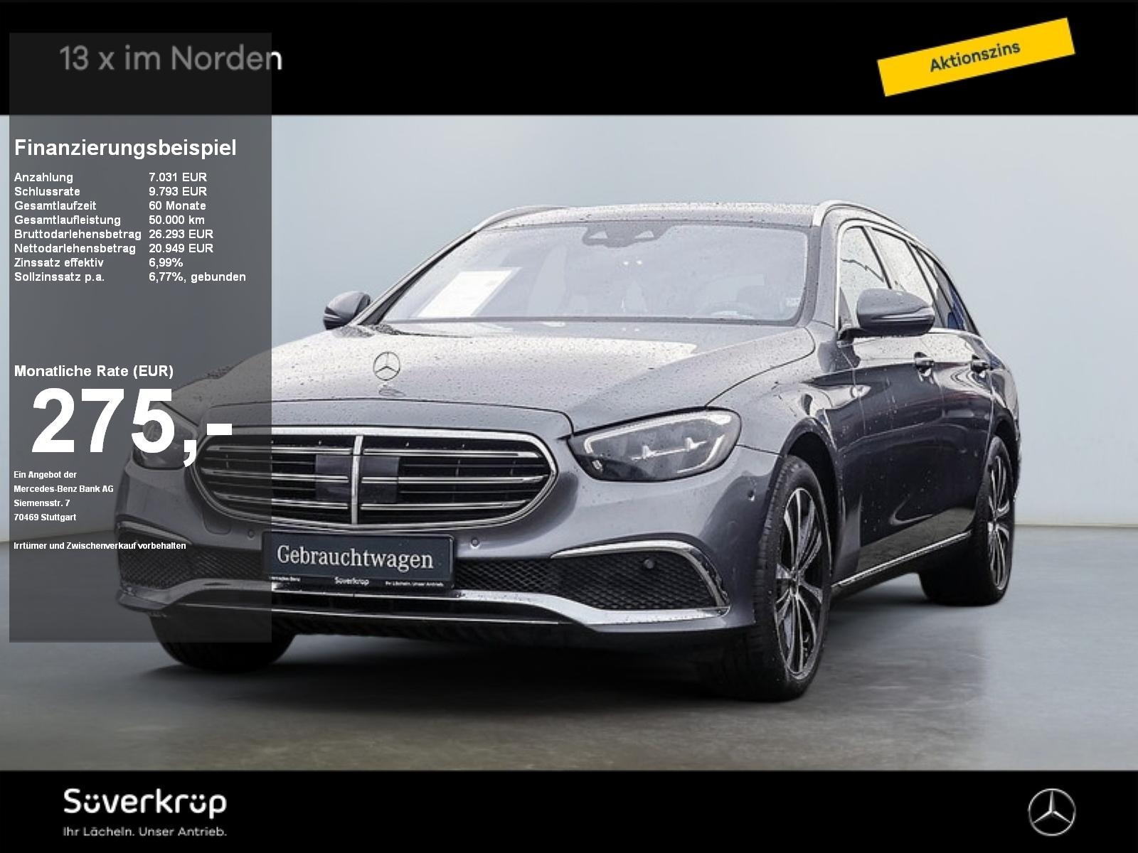 Mercedes-Benz E 300 T de 4M AVANTGARDE BURM WIDE MEMO AHK SPUR