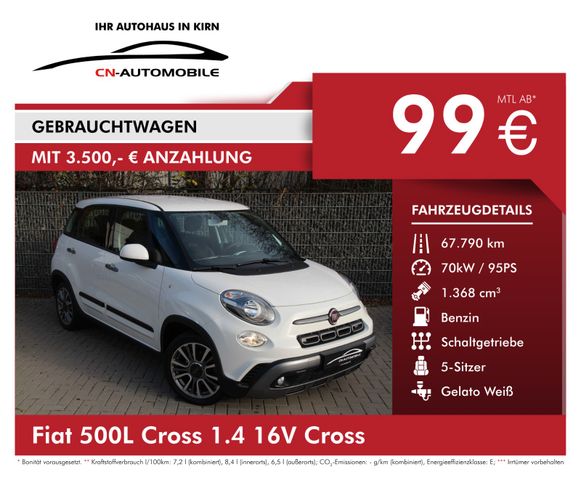 Fiat 500L Cross 1.4 16V Cross #RATE ab 99,-€/Mtl.