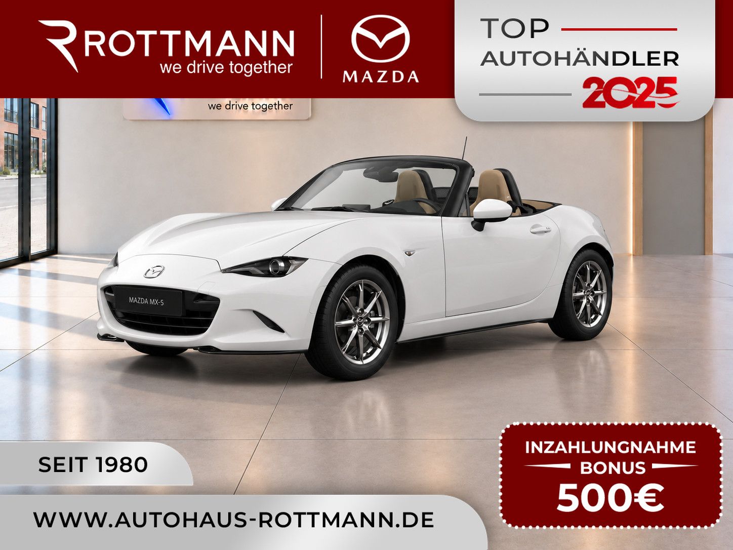 Mazda MX-5 2027 1.5 SKYACTIV-G 136ps KAZARI