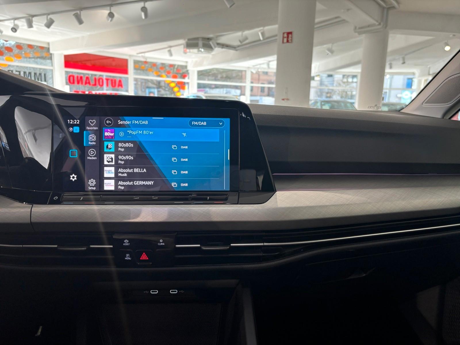 Volkswagen Golf VIII Lim. 1.HD ACC APP LED NAVI KLIMA SHZ, миниатюра 20