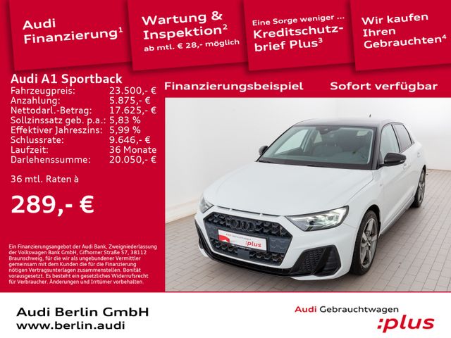 Audi A1 Sportback S line 40 TFSI S tr. DAB PDC VIRTC