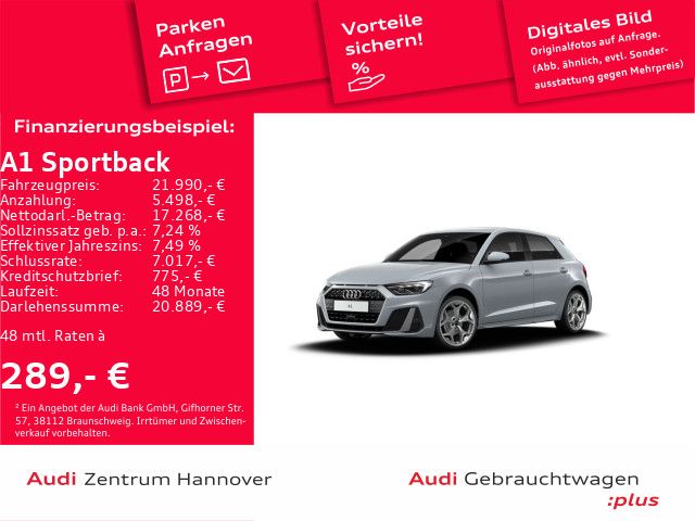 Audi A1 Sportback S line 30 TFSI LED virtual Teillede