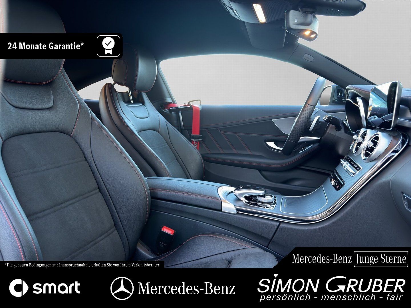 Fahrzeugabbildung Mercedes-Benz C 180 Coupé 2*AMG PLUS Night AHK SHZ LED Kamera