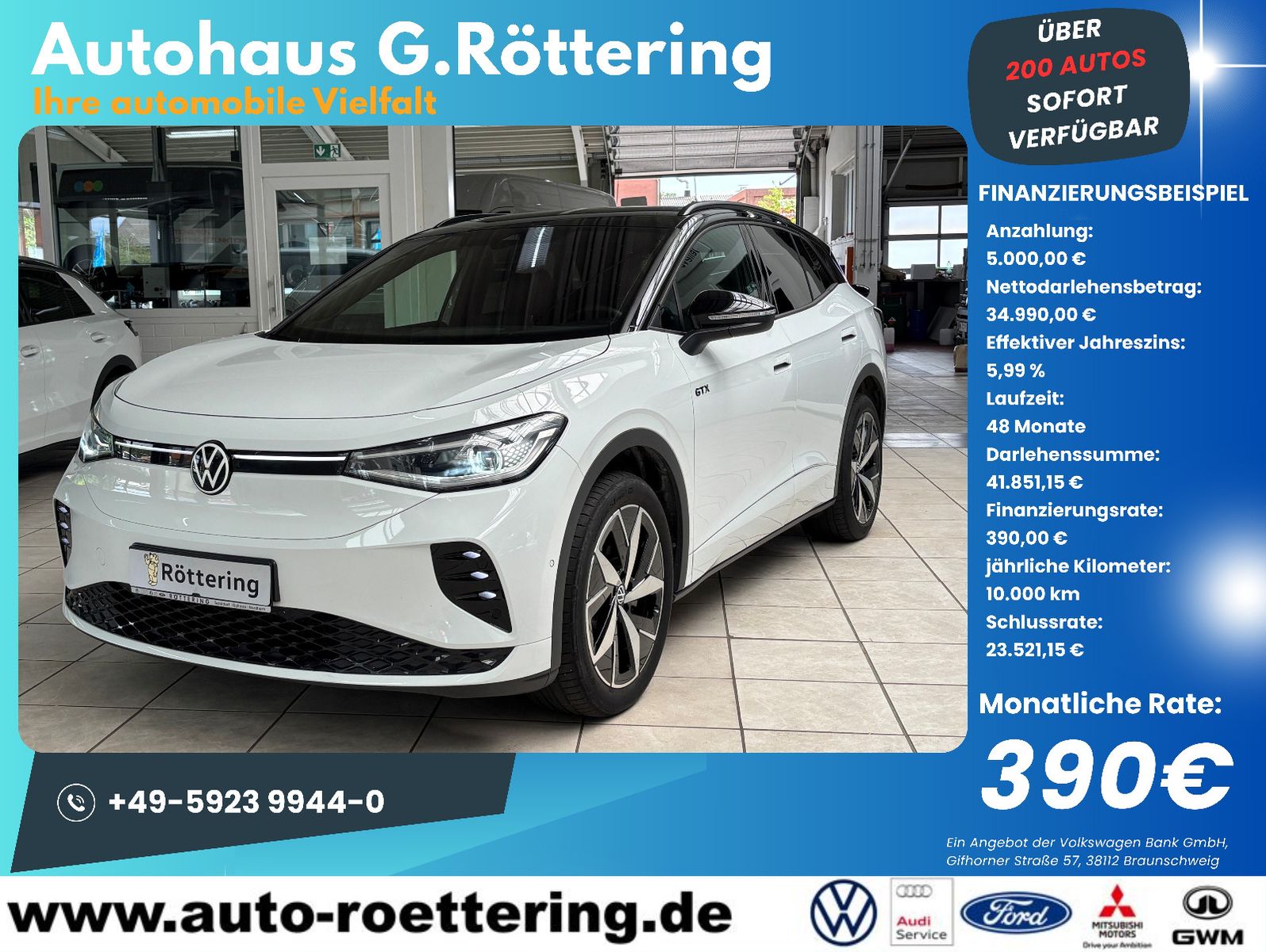 Volkswagen ID.4 GTX 4Motion IQ-LED KAMERA KEYLESS NAVI APP foto 1