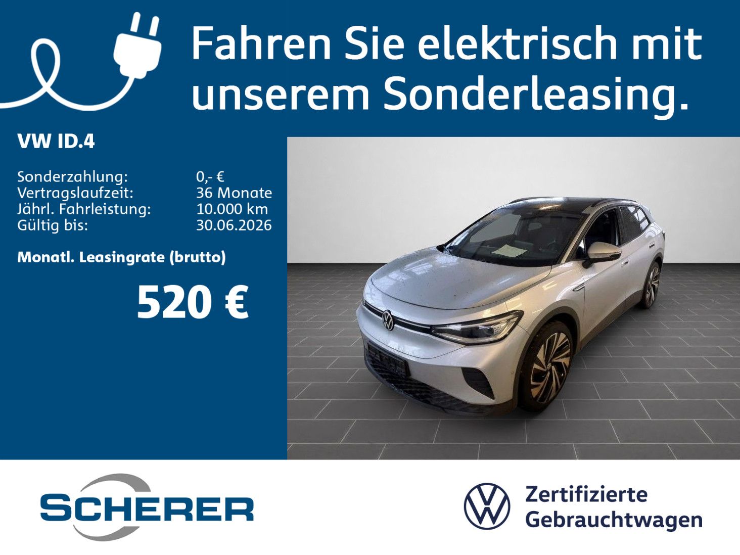 Volkswagen ID.4 *Pro Performance* 150kW 77kWh LED Kamera Tr