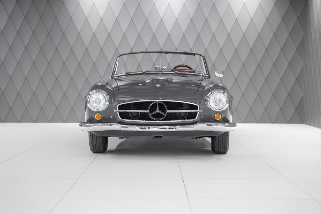 190 SL Cabriolet Baujahr 1955/56 Grau / Rot - Bild 2