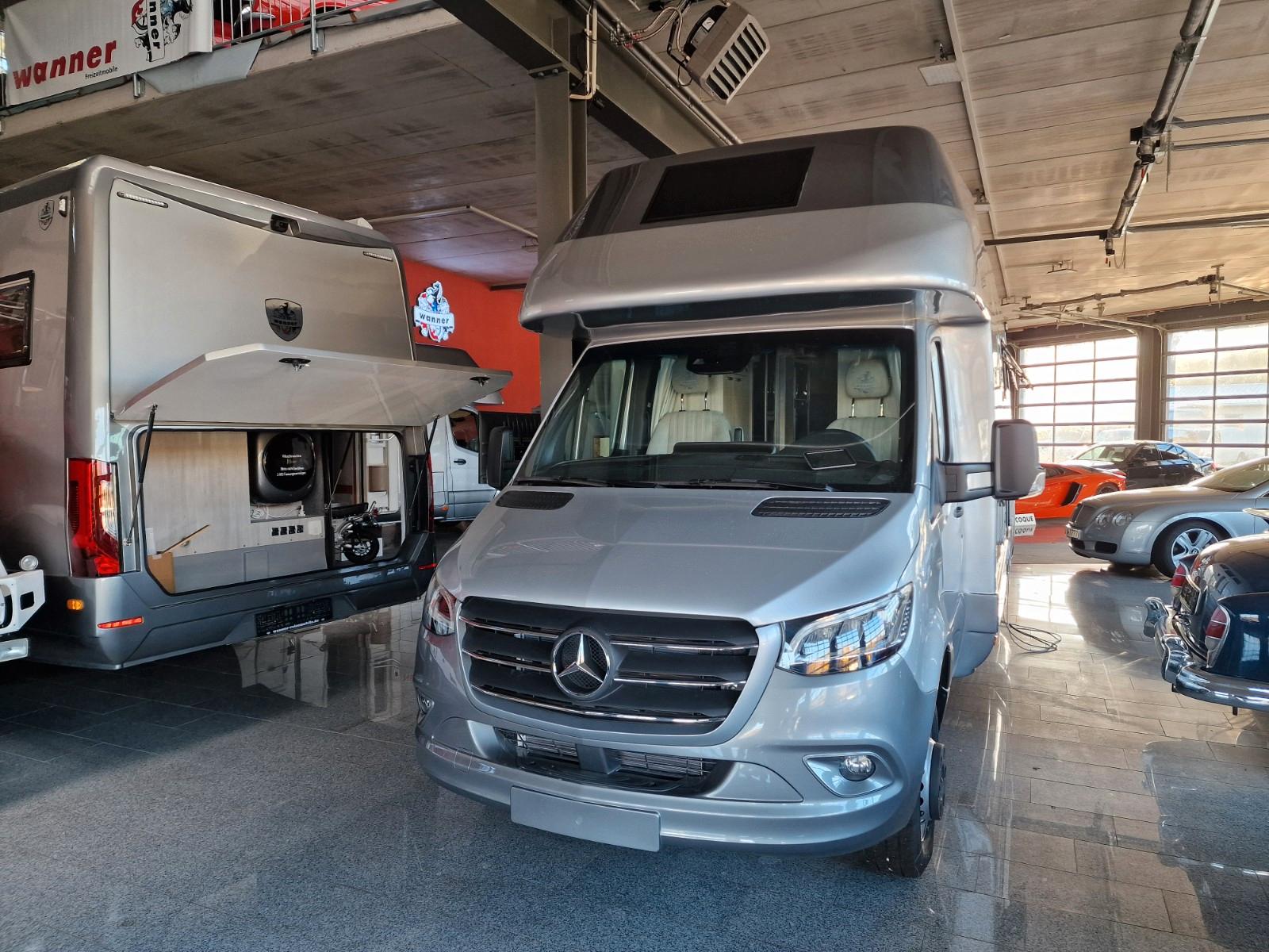 Mercedes-Benz Silverdream Rundsitzgruppe grau, große Garage