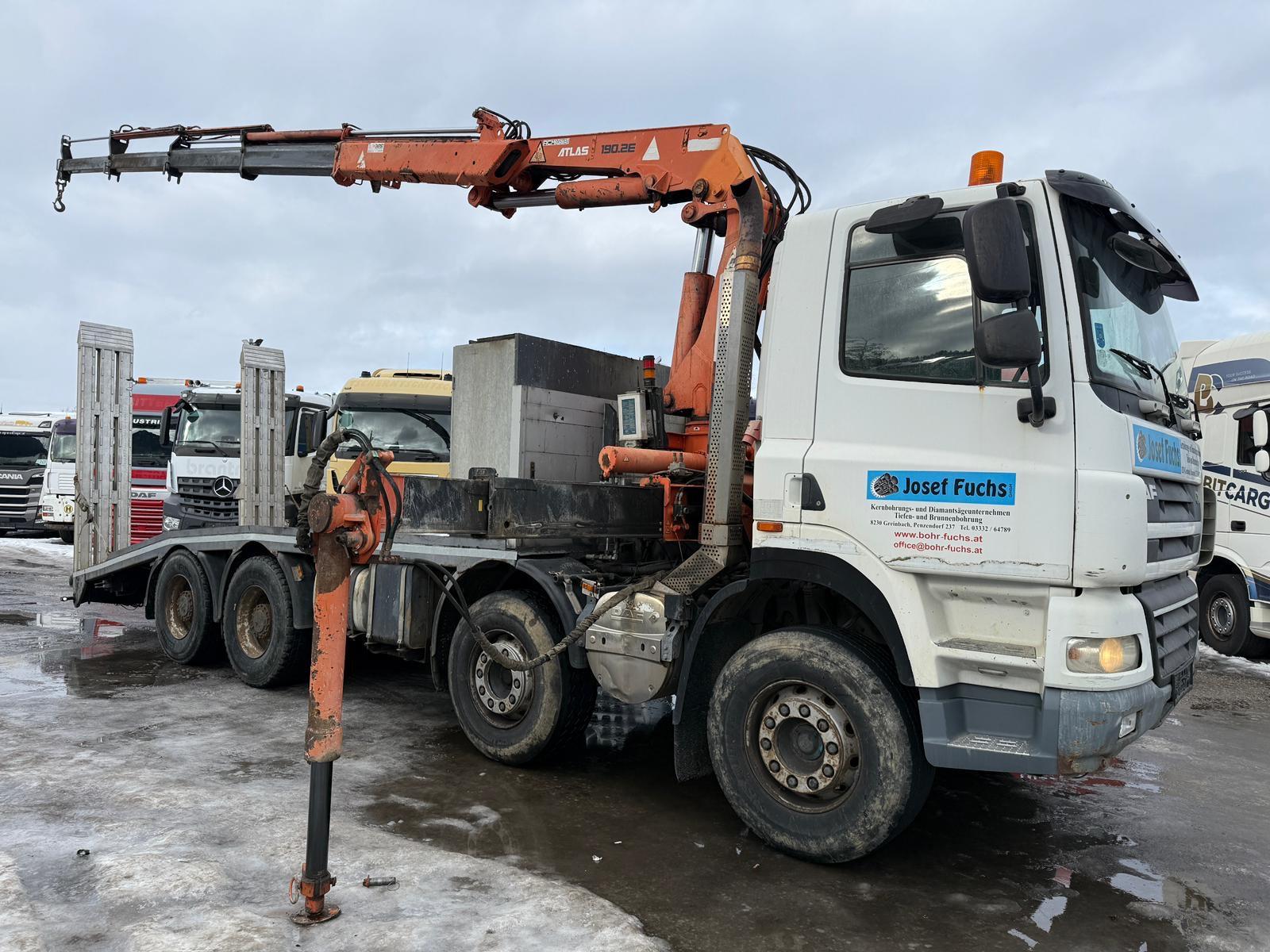 DAF FAD CF 85.410 MASCHINENTRANSP + ATLAS 190.2 EUR5