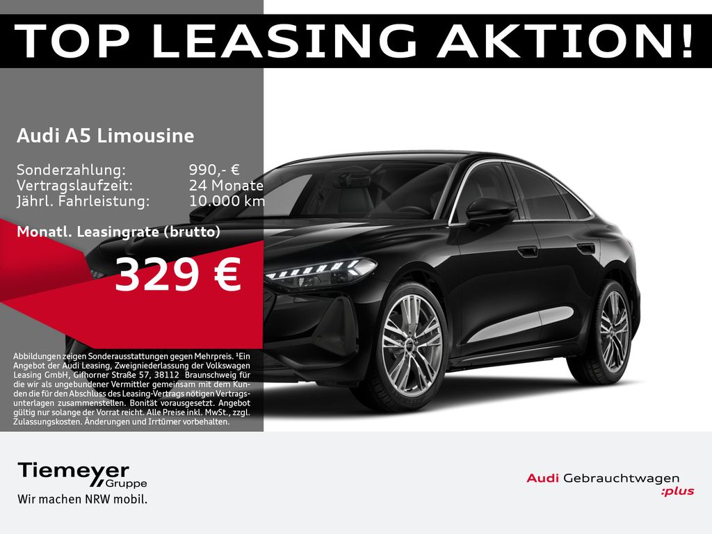 A5 Limousine TFSI Q LED+ LEDER LM19 ASSIST KAMER