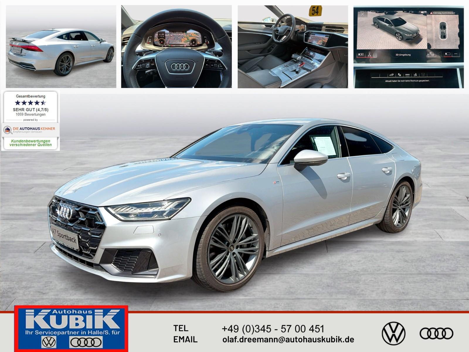 Audi A7 Sportback 50 TFSIe Hybrid quattro+Laserlight+