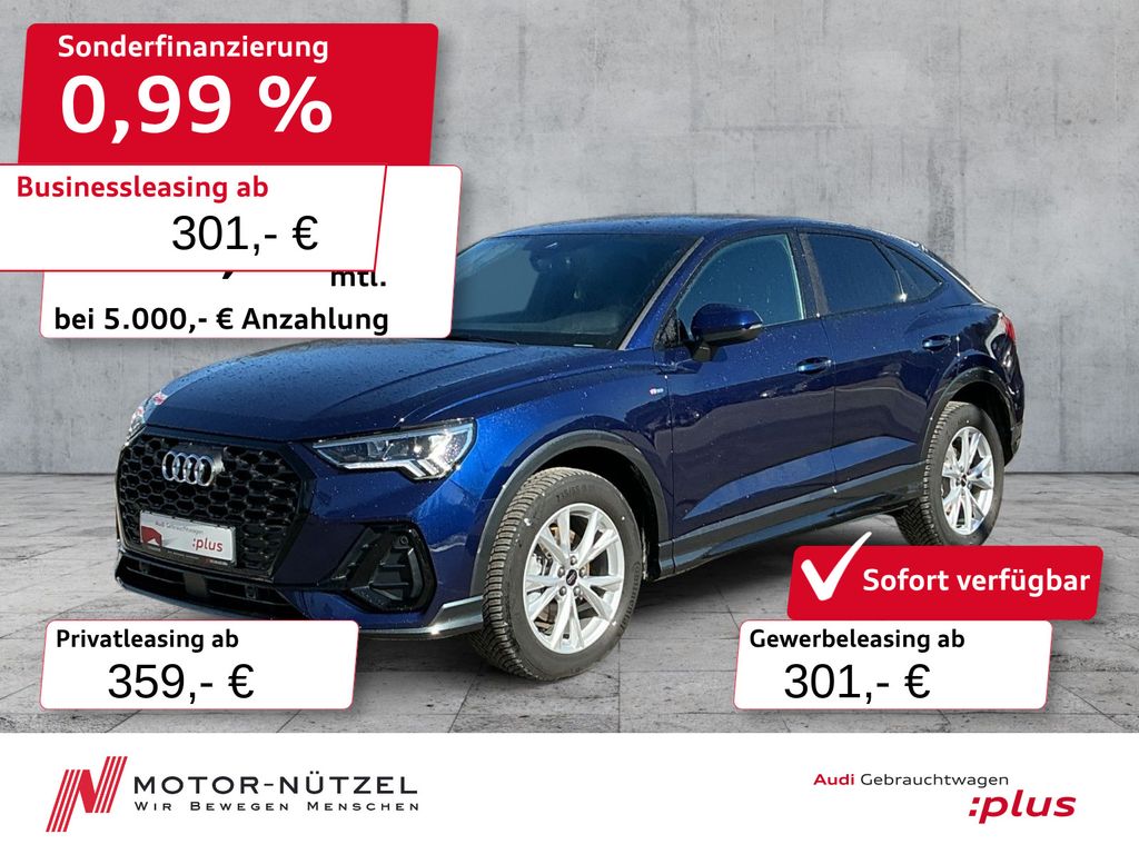 Audi Q3 Sportback 35 TDI S-TR S-LINE LED+NAVI+RFK+ACC