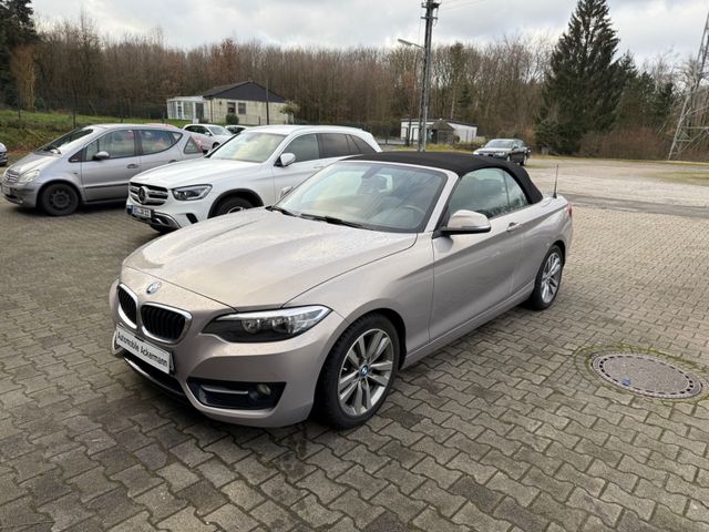 BMW 218 Baureihe 2 Cabrio 218 i Sport Line+Leder+Nav