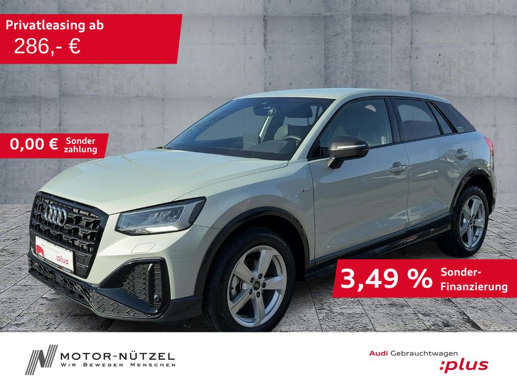 Audi Q2 30 TFSI S-LINE LED+RFK+GRA+SHZ+AHK