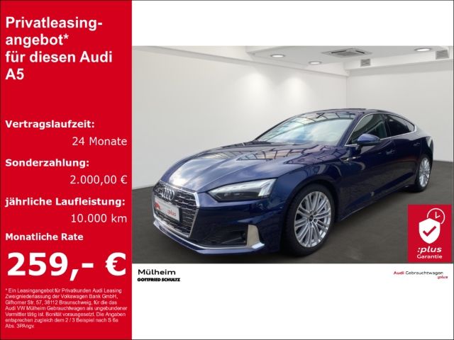 Audi A5 Sportback 40 TFSI quattro S-tronic KAMERA ELE