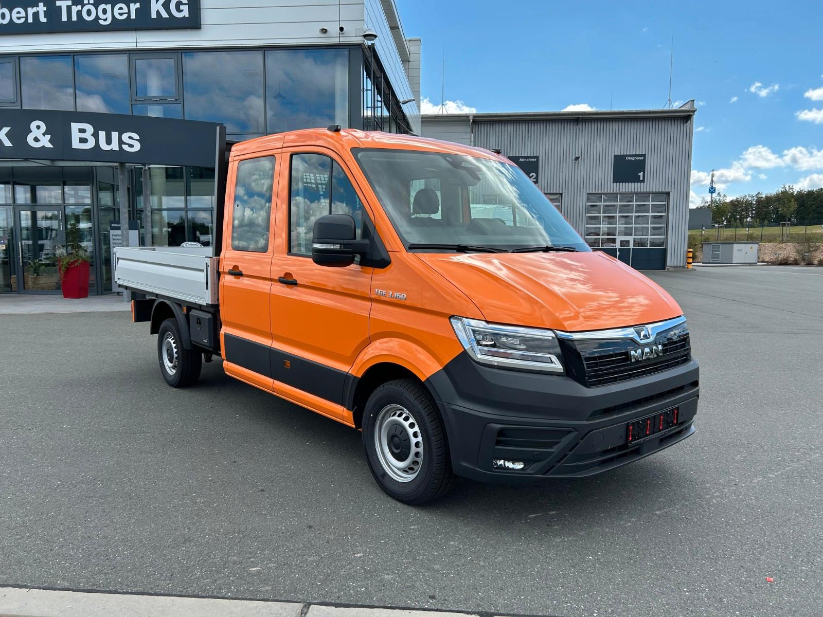 MAN TGE 3.160 4x2 Doka Pritsche + AHK