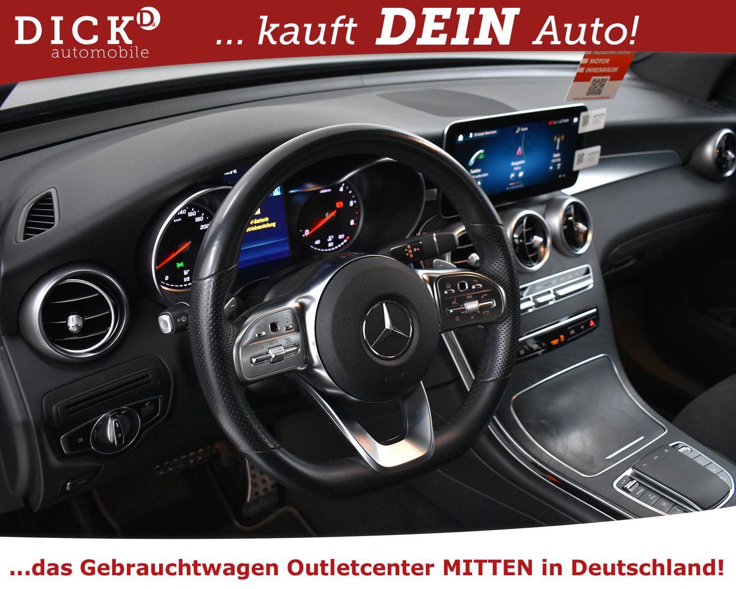 Fahrzeugabbildung Mercedes-Benz GLC 220d Coupe 4M AMG Line NAVI+LED+SHZ+DAB+KAM+