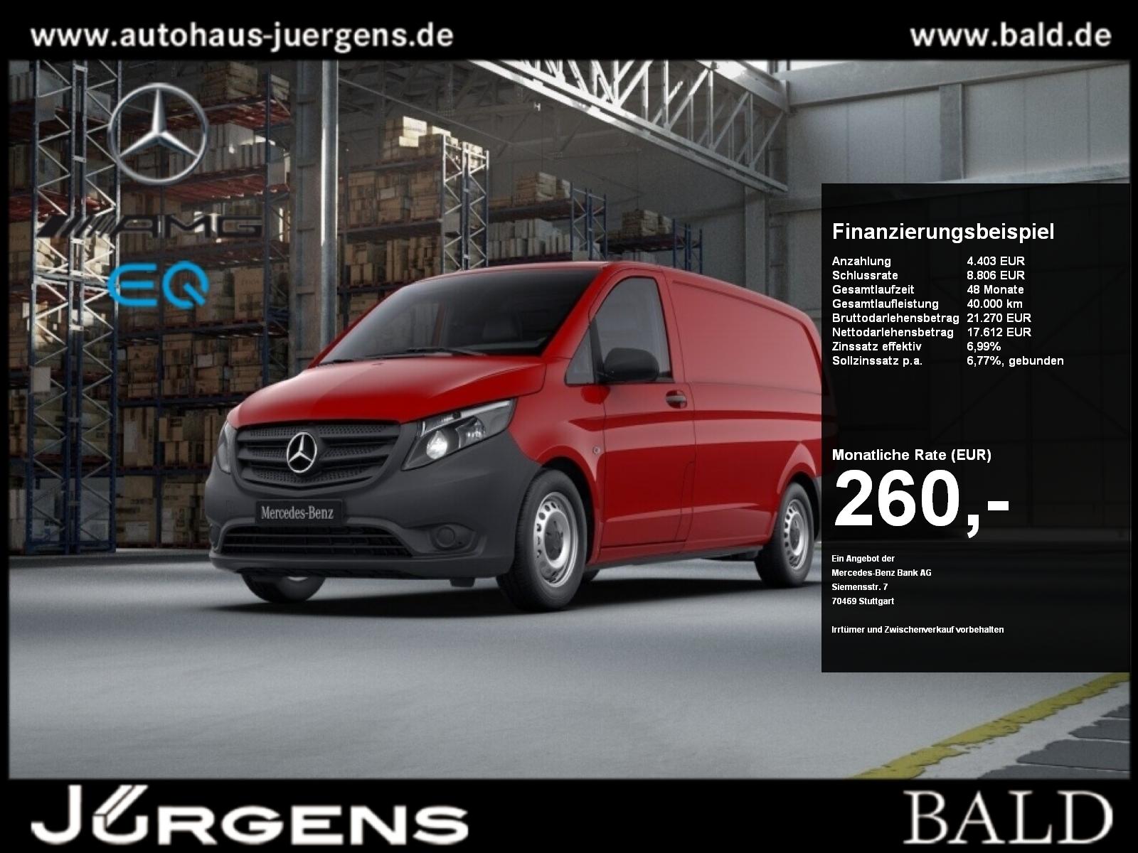 Mercedes-Benz VITO 110 Kasten/lang/Klima/AHK/Tempomat