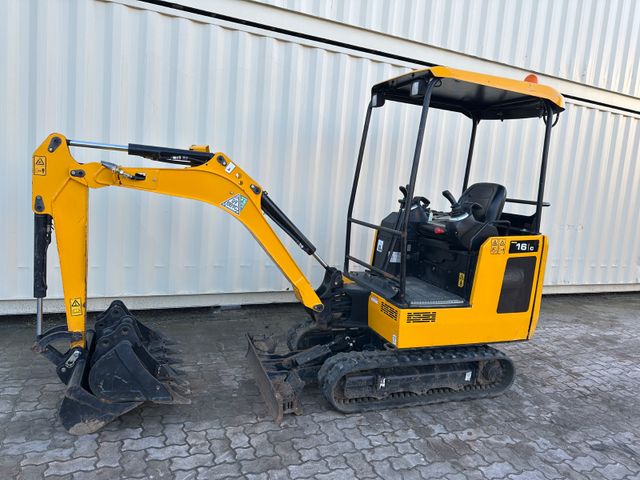 JCB 16C-1 / 2021 BJ /779 BH/verbr. Laufwerk/3xLöffel