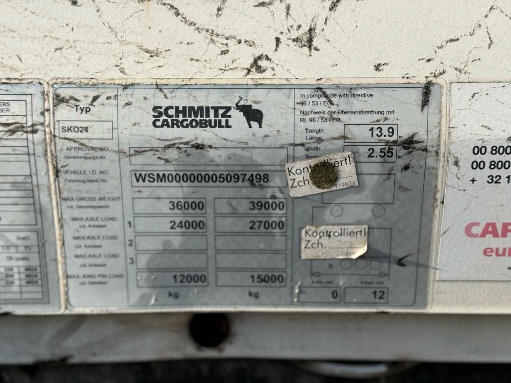 Fahrzeugabbildung Schmitz Cargobull Ferro Plast Koffer Isoliert Auflieger