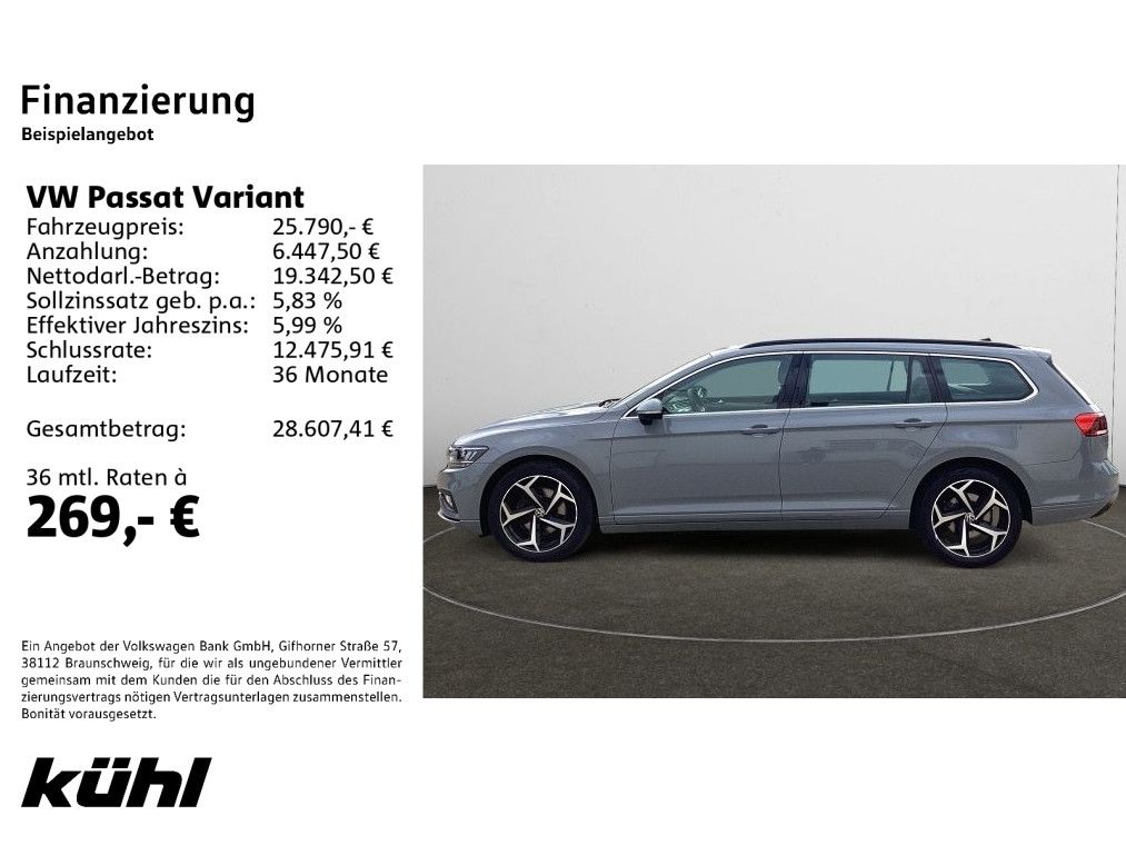 Volkswagen Passat Variant 2.0 TDI DSG Business Navi Pano HU foto 2