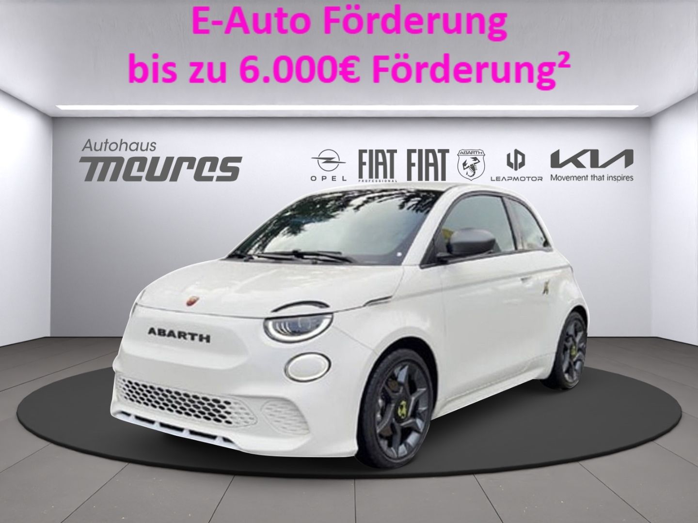 Abarth 500e 155 PS, Rückfahrkamera, Klimaautomatik, Ant