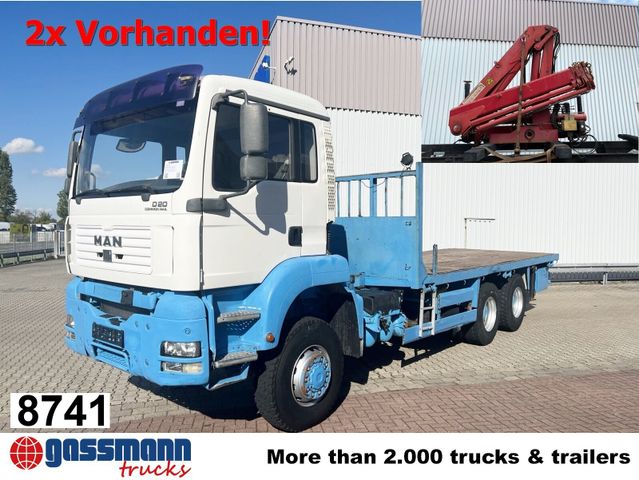 MAN TGA 26.310 6X6 BB mit Kran HMF 1253-K4, Funk