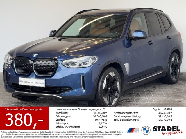 BMW iX3 Impressive Navi.LED.HuD.ACC.360°.AHK.Komfzg