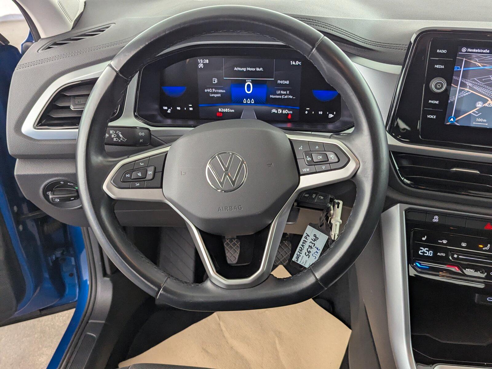 Volkswagen T-Roc 1.0 TSI Life OPF LED+NAVI+PDC+SHZ+Klima, миниатюра 15