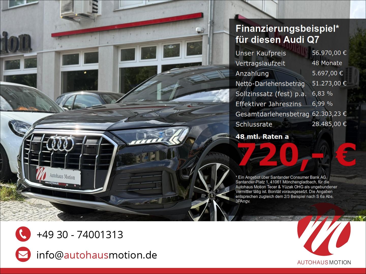 Audi Q7 3x S-line quattro Raute Pano Matrix Massage K