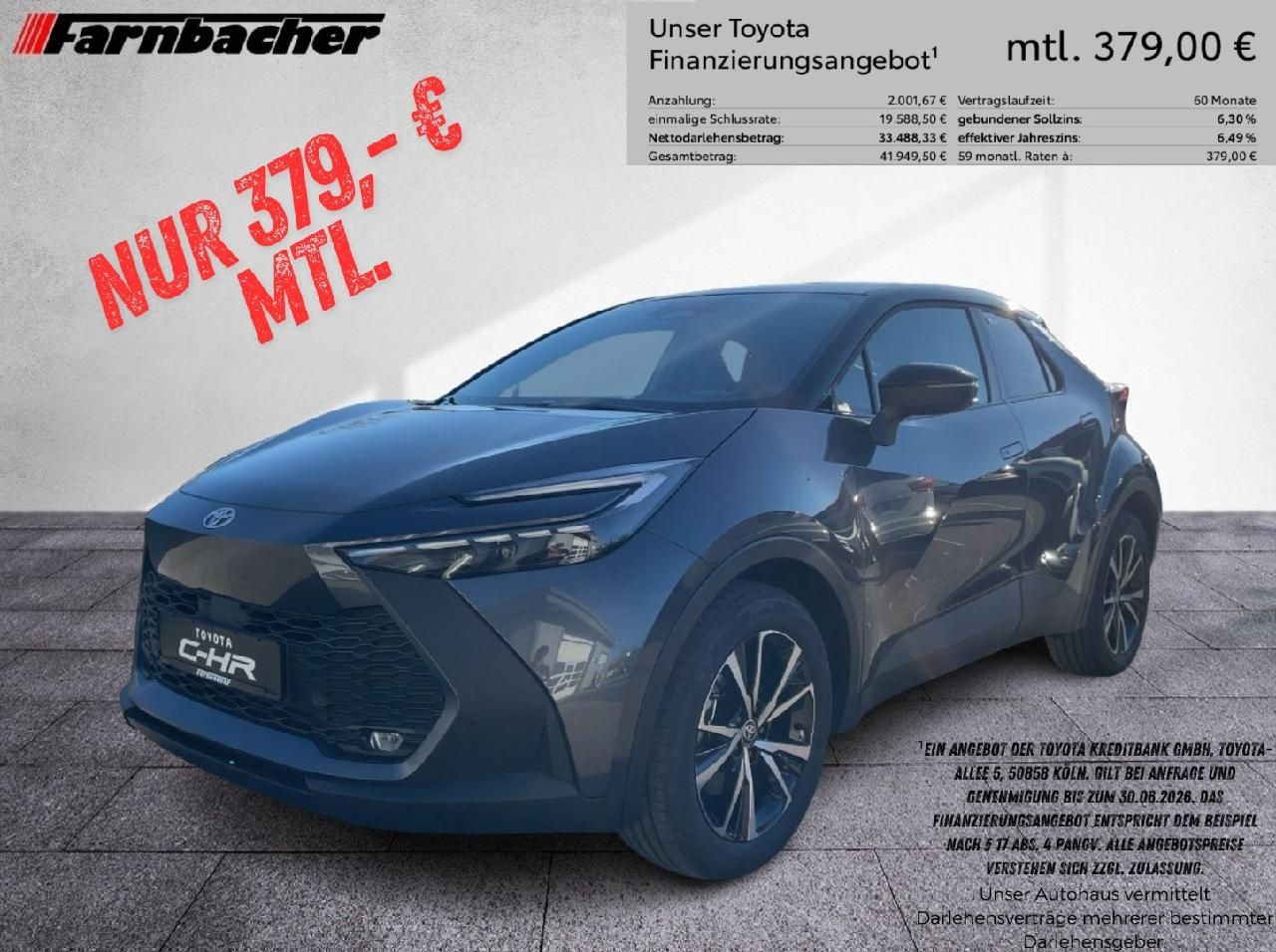 Fahrzeugabbildung Toyota C-HR Plug in Hybrid Teamplayer Technik-Paket*