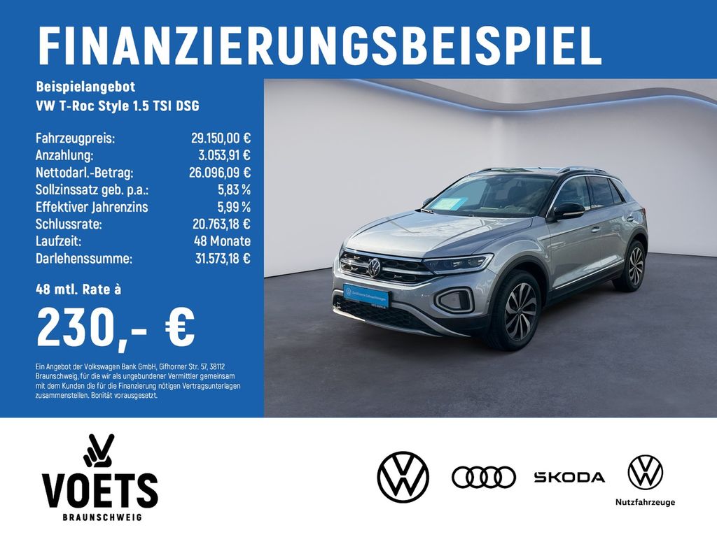 T-Roc Style 1.5 TSI DSG TravelAssist+LED+KEYLESS