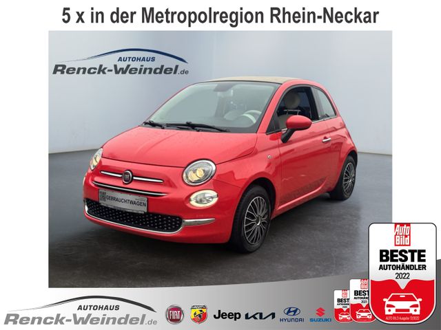 Fiat 500C Lounge 1.2 Faltdach Navi Apple CarPlay Andr