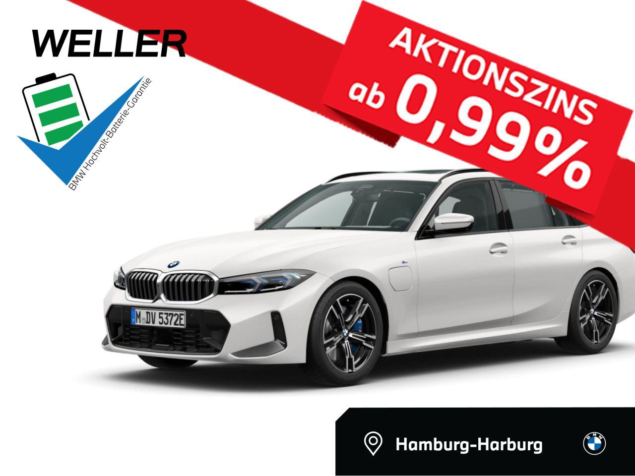 BMW 330e T M SPORT Pano,AHK,360°,Leas.o. Anz.429,-