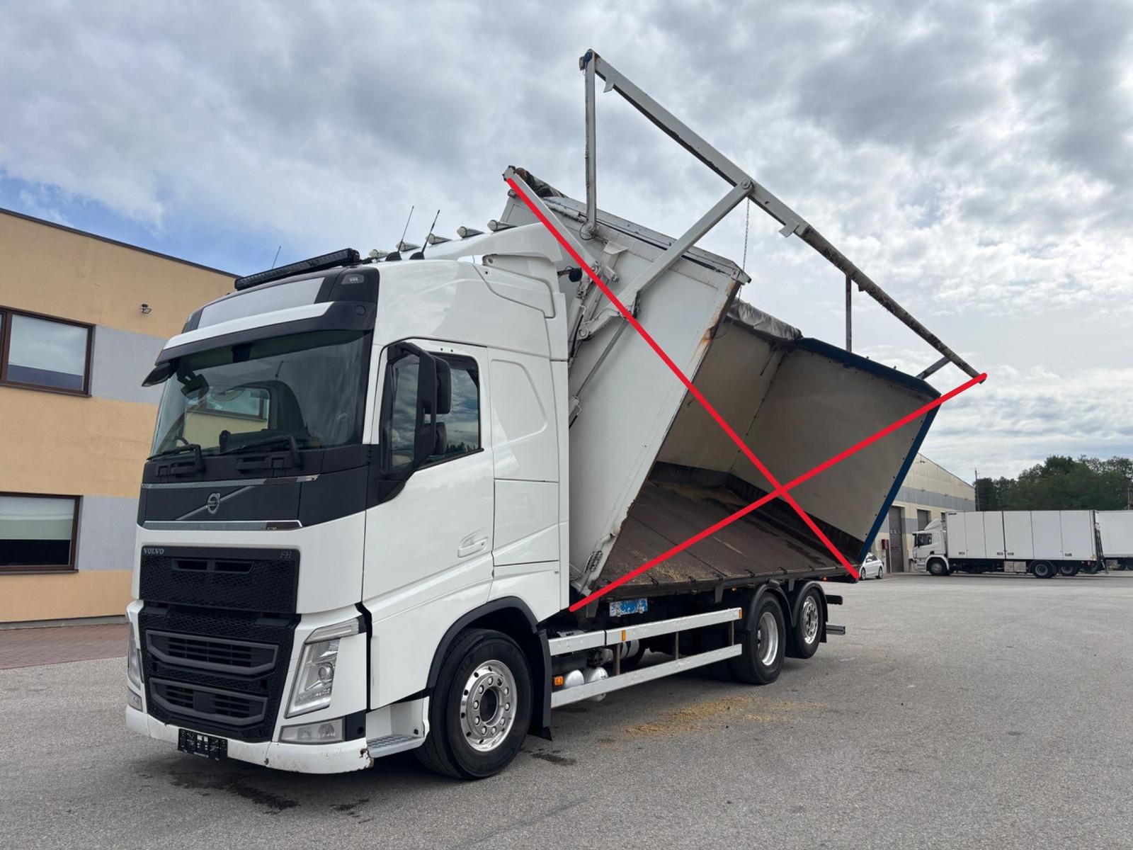 Volvo FH500 6x2*4 EURO6 + RETARDER + WOODCHIP BOX