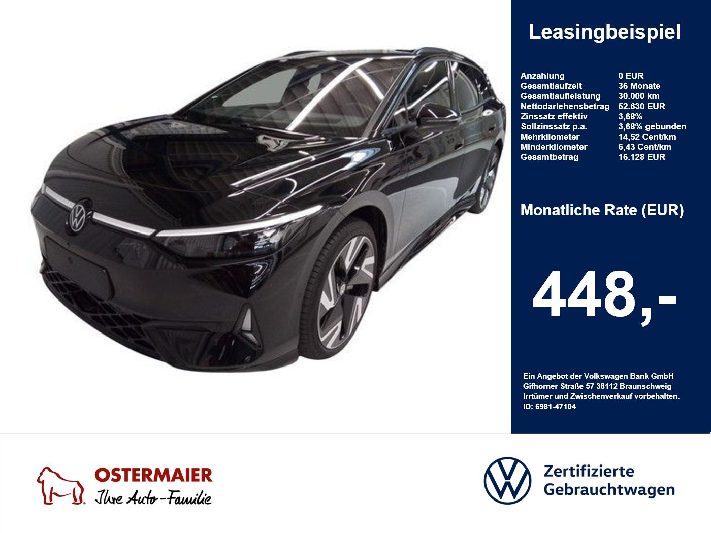 Volkswagen ID.7 Tourer GTX 340PS AHK.HEAD-UP.AREA-V foto 1
