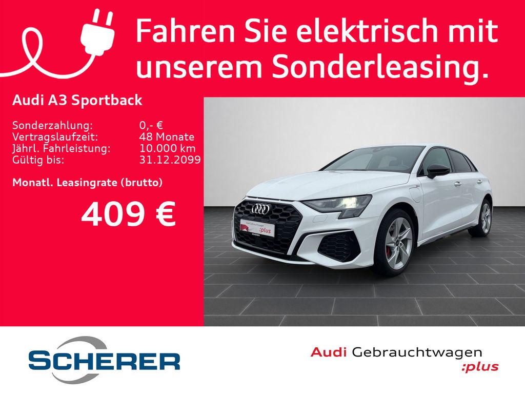 A3 Sportback S line 45 TFSIe NAVI GRA SHZ EPH hi
