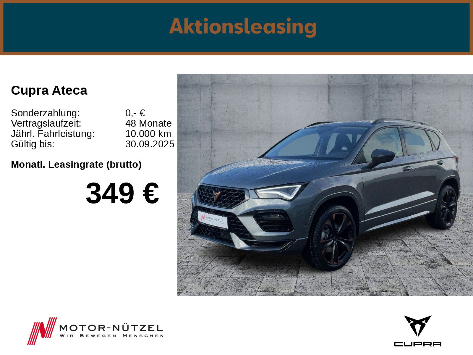 Cupra Ateca 150PS/ AHK/ PANO BEATS/ TopView/ SHZ