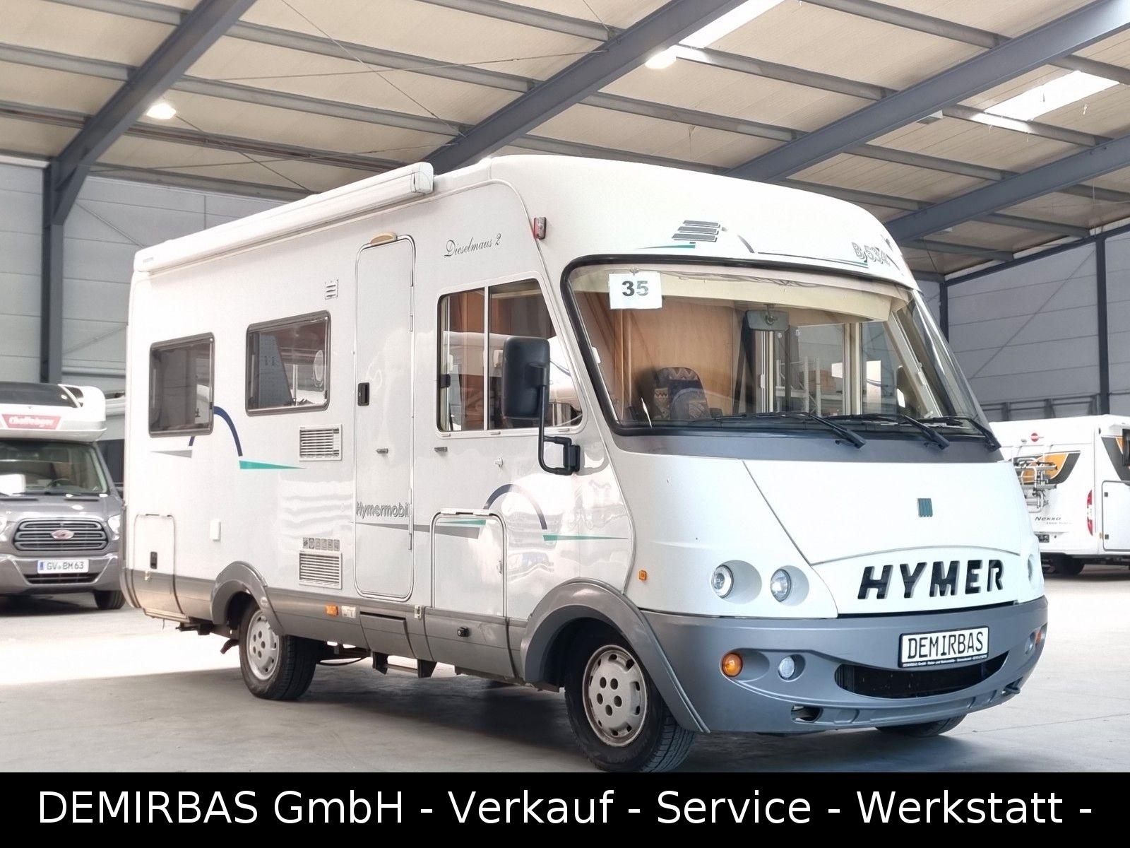 HYMER / ERIBA / HYMERCAR B 534 * Rundistzgruppe * Hubbett * SAT+TV*AHK*
