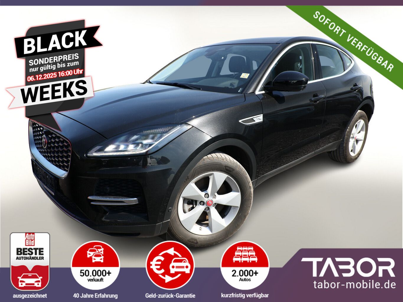 Jaguar E-PACE P160 Aut. S AHK elHk SHZ Leder Nav 18Z